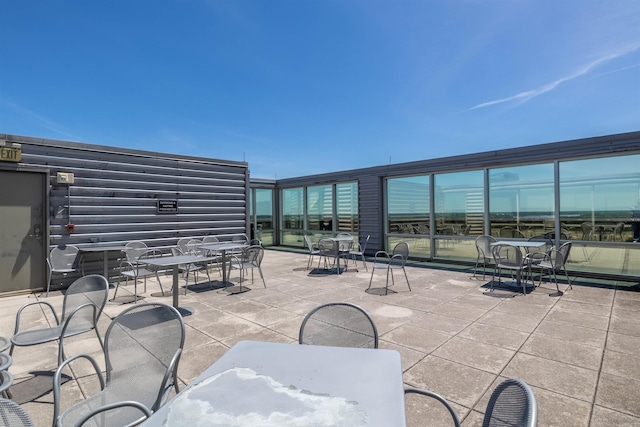 300 E 3rd St Unit 602, Little Rock, AR 72201 - view of patio / terrace featuring outdoor dining area