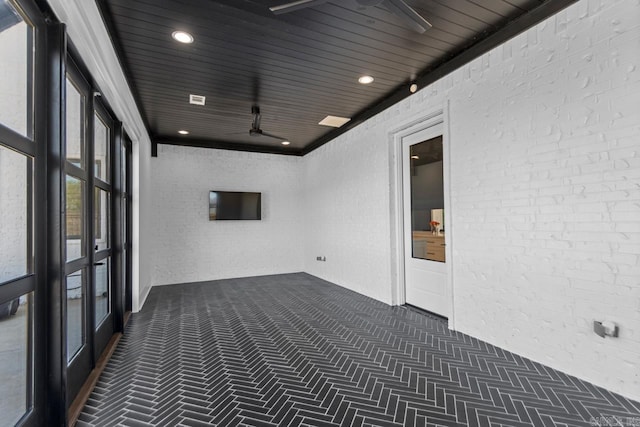 7509 S Shoreline, Benton, AR 72019 - unfurnished sunroom with french doors