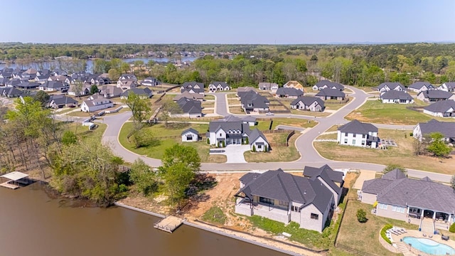 7509 S Shoreline, Benton, AR 72019 - aerial view of property's location with nearby suburban area and a nearby body of water