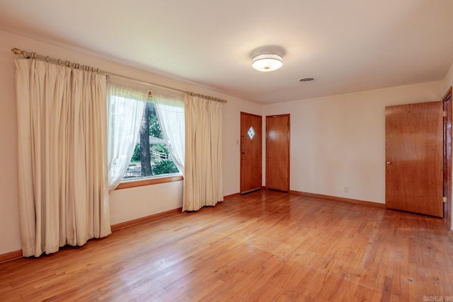 5302 A St, Little Rock, AR 72205 - spare room with light wood-type flooring and baseboards
