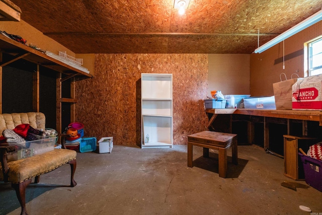304 Dogwood Dr, Benton, AR 72019 - miscellaneous room featuring unfinished concrete flooring