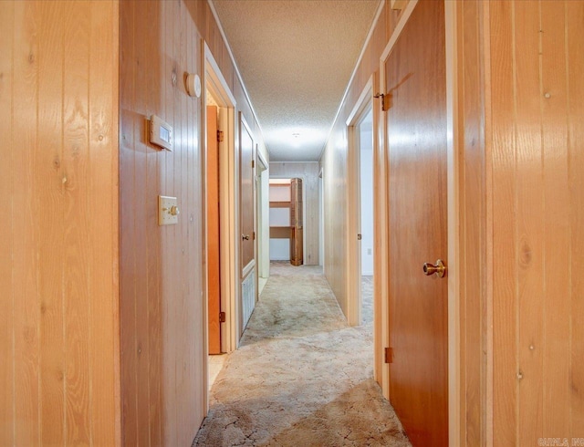 427 Morrison, Arkadelphia, AR 71923 - hall with light colored carpet and a textured ceiling