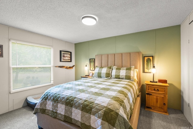 424 Center Rdg, Drasco, AR 72543 - carpeted bedroom featuring a textured ceiling
