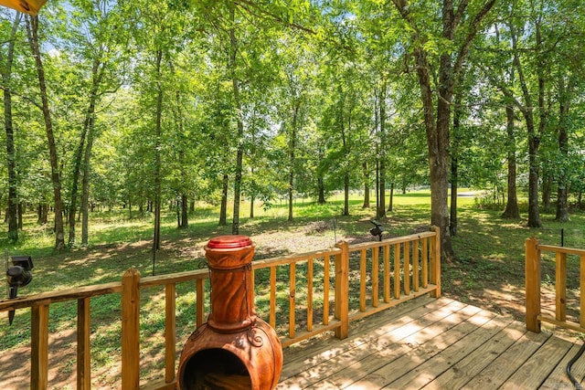 424 Center Rdg, Drasco, AR 72543 - view of deck