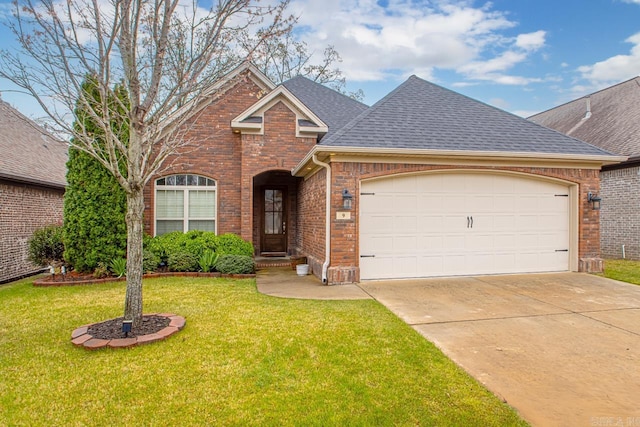 9 Bishop Pl, Little Rock, AR 72223 - traditional home featuring brick siding, roof with shingles, driveway, and a garage