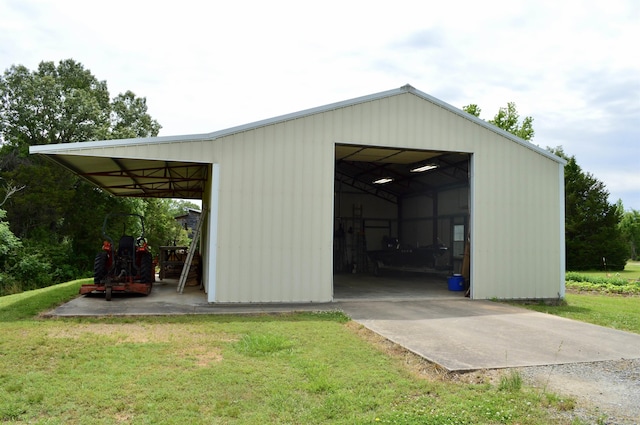 1005 Georgia Ridge Rd, Searcy, AR 72143 - view of pole building featuring a yard