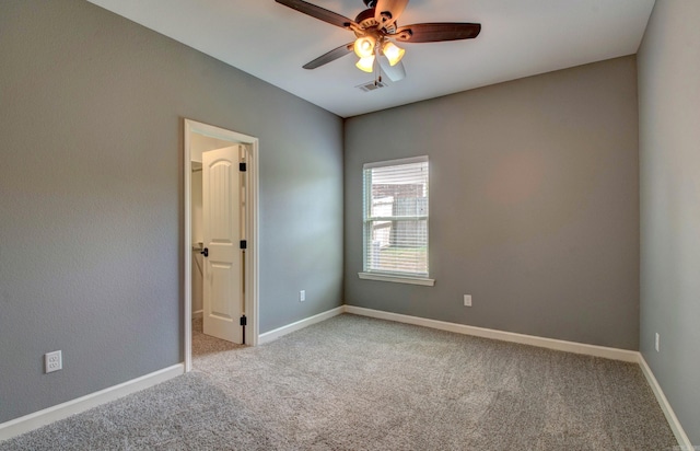 513 Sweet Gum Ct, Cabot, AR 72023 - carpeted spare room with ceiling fan and baseboards