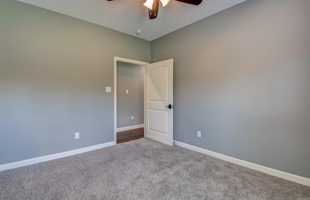 513 Sweet Gum Ct, Cabot, AR 72023 - empty room featuring ceiling fan and carpet floors
