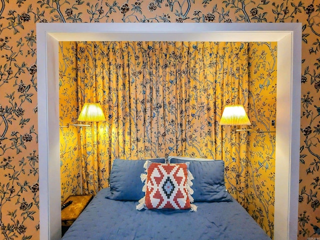 1127 Twin Points Rd Unit A, Hot Springs, AR 71913 - detailed view of wallpapered walls