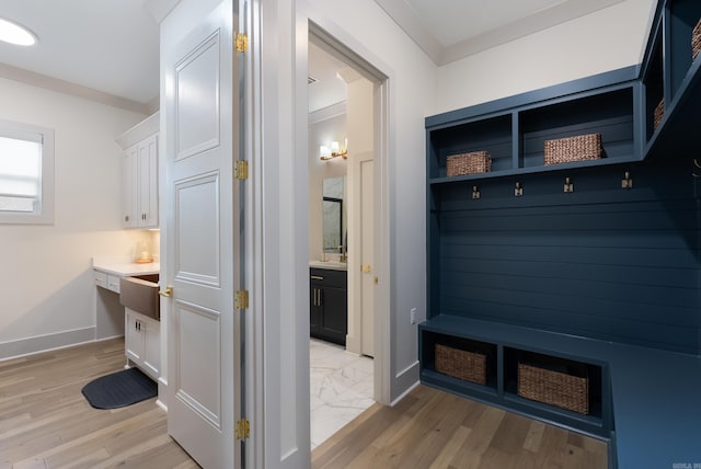 2960 Orchard View Dr, Conway, AR 72034 - mudroom featuring light wood finished floors