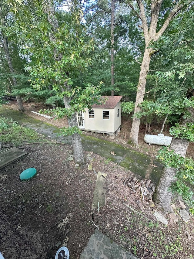 900 Davidson Cir, Edgemont, AR 72044 - view of yard with an outbuilding