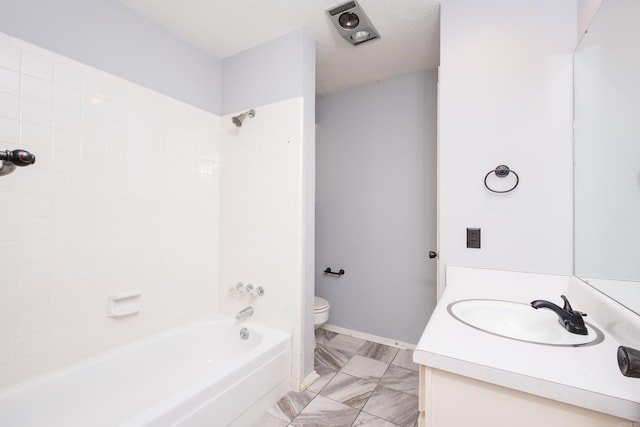 1905 Broken Bow, North Little Rock, AR 72116 - full bathroom with vanity, tub / shower combination, and marble finish floors