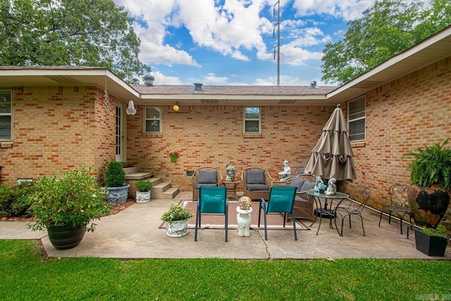7111 W Markham St, Little Rock, AR 72205 - view of patio