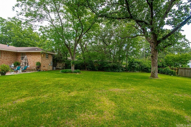 7111 W Markham St, Little Rock, AR 72205 - view of yard with a patio
