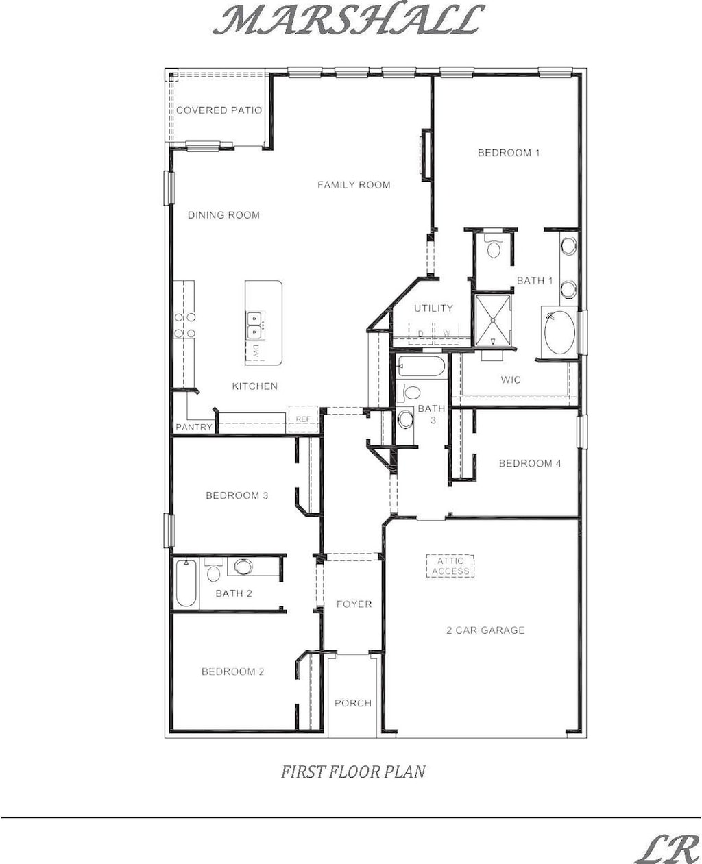 313 Cain Trl, Maumelle, AR 72113 - view of property floor plan