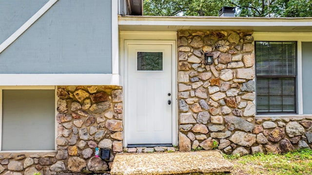 4901 Westwood Ave, Little Rock, AR 72204 - view of exterior entry with stone siding