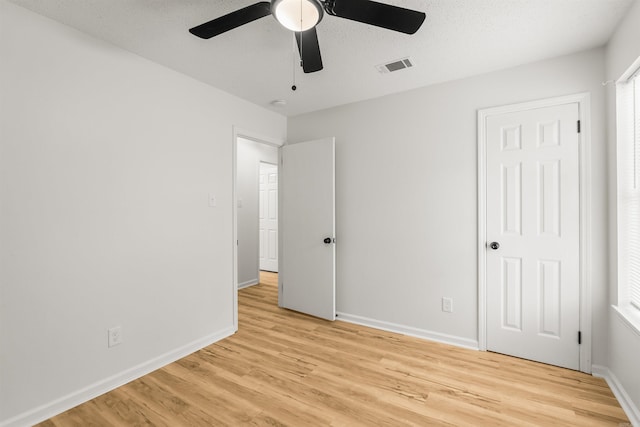 4901 Westwood Ave, Little Rock, AR 72204 - unfurnished bedroom with light wood-style flooring and ceiling fan
