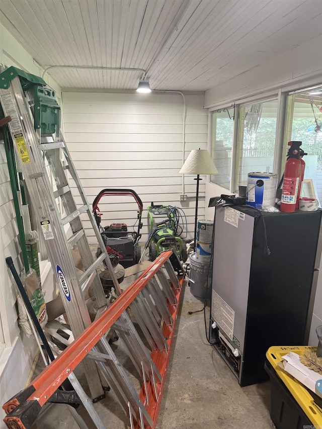408 Case St, Heber Springs, AR 72543 - misc room with concrete floors