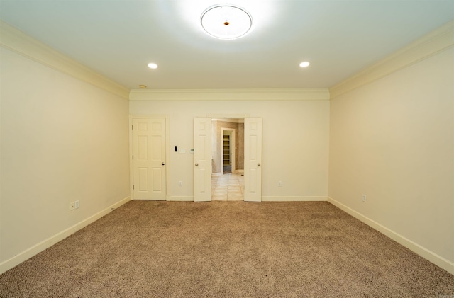 22 Jacob Pl, Little Rock, AR 72211 - unfurnished room with crown molding, carpet, and recessed lighting