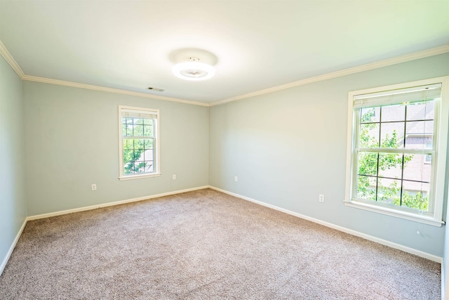 22 Jacob Pl, Little Rock, AR 72211 - carpeted spare room with ornamental molding and plenty of natural light