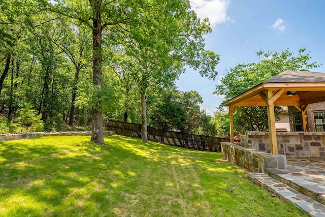 22 Jacob Pl, Little Rock, AR 72211 - view of yard featuring a gazebo