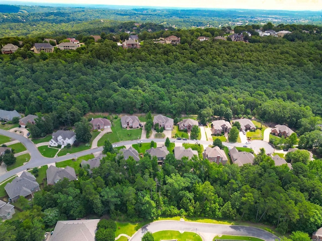 22 Jacob Pl, Little Rock, AR 72211 - aerial view of residential area with a heavily wooded area
