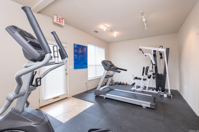 800 N St Unit 48, Little Rock, AR 72201 - workout room with track lighting