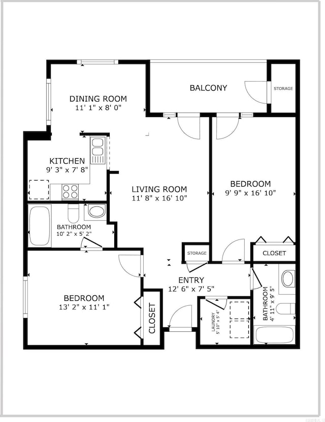 800 N St Unit 48, Little Rock, AR 72201 - view of property floor plan