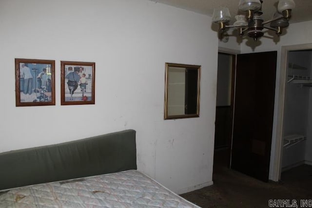 22213 N Springlake Rd, Hensley, AR 72065 - bedroom with a chandelier