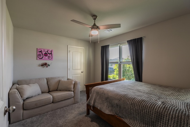 5244 Prospect Trl, Jonesboro, AR 72405 - carpeted bedroom featuring ceiling fan