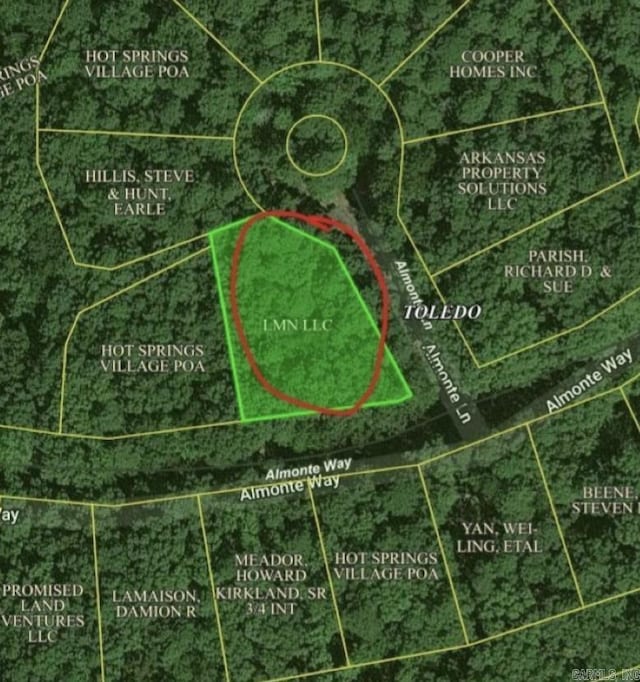 LOT5 Almonte Ln, Hot Springs Village, AR 71909