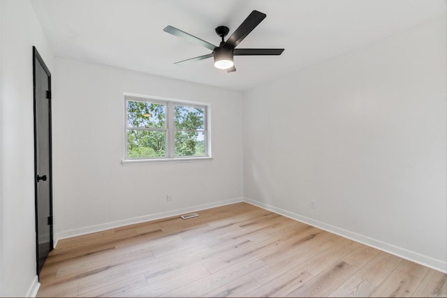 1112 N Hughes St, Little Rock, AR 72007 - unfurnished room featuring light wood finished floors and a ceiling fan