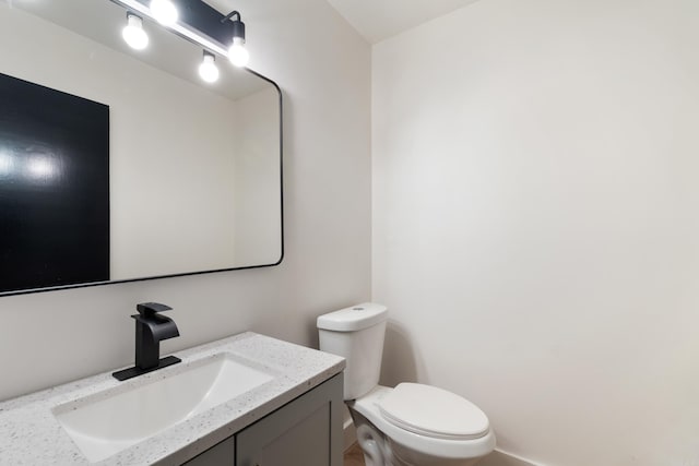 1112 N Hughes St, Little Rock, AR 72007 - half bathroom featuring toilet and vanity