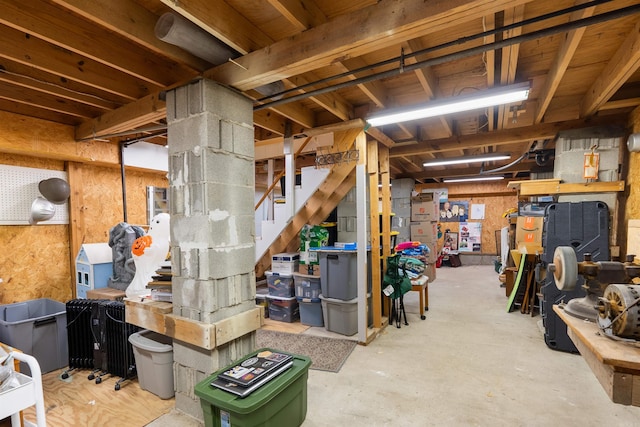 2608 Grist Mill Rd, Little Rock, AR 72227 - below grade area featuring stairway