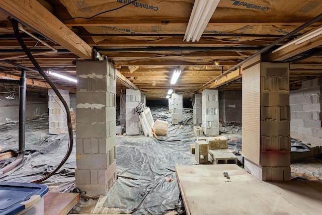 2608 Grist Mill Rd, Little Rock, AR 72227 - view of unfinished basement