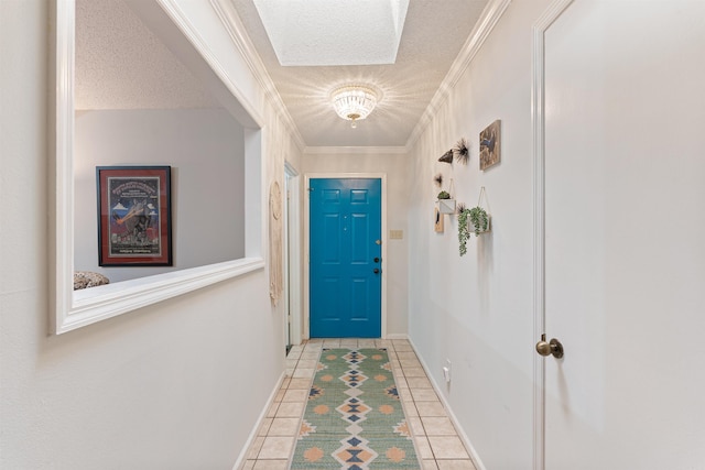 2608 Grist Mill Rd, Little Rock, AR 72227 - entryway featuring light tile patterned floors and a textured ceiling