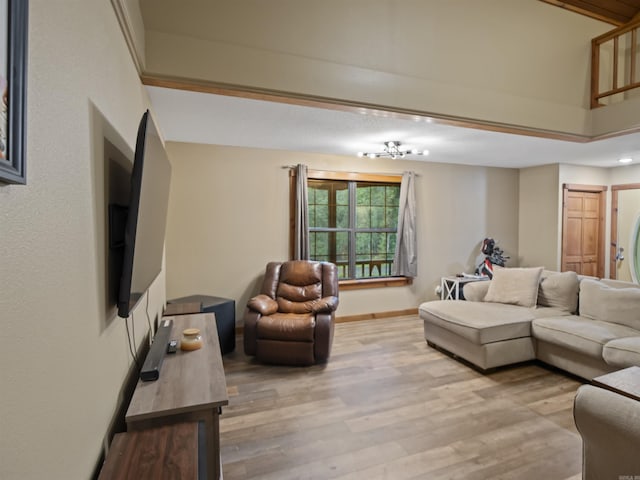16 Almenara, Hot Springs Village, AR 71909 - living area with light wood-type flooring
