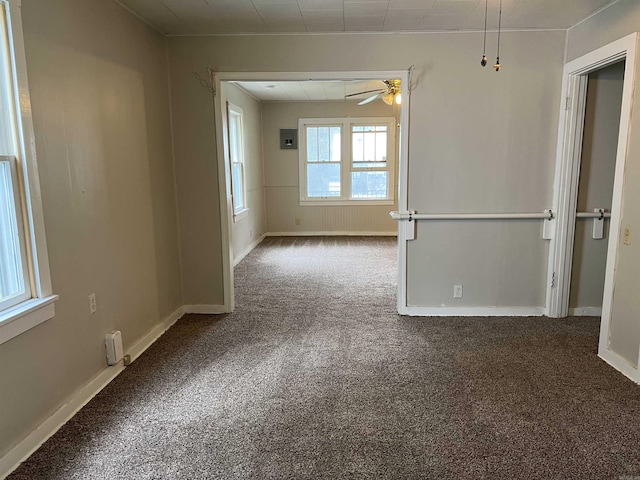 418 N Robinson St, Harrison, AR 72601 - empty room featuring carpet floors and a ceiling fan