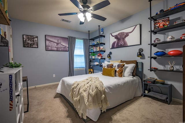 7139 Park Meadows Dr, Sherwood, AR 72120 - bedroom featuring carpet and a ceiling fan