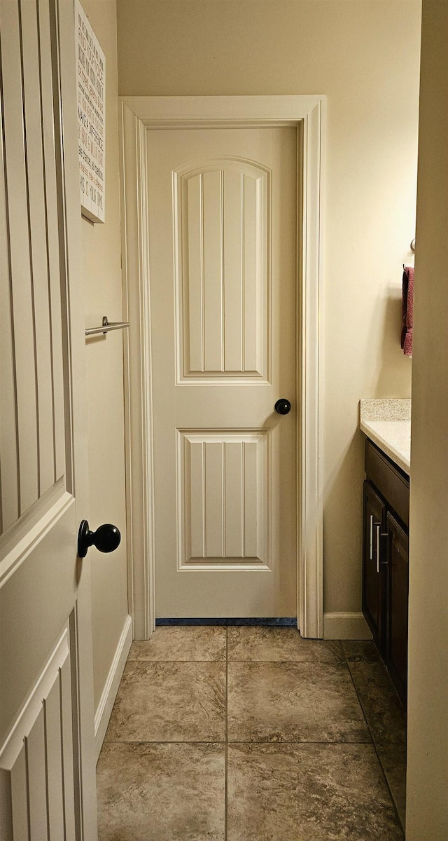 795 S Hill Dr, Jonesboro, AR 72401 - bathroom with vanity and baseboards