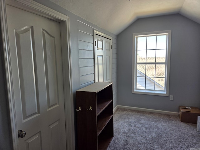 1209 Rehoboth, Searcy, AR 72143 - interior space featuring vaulted ceiling and carpet floors