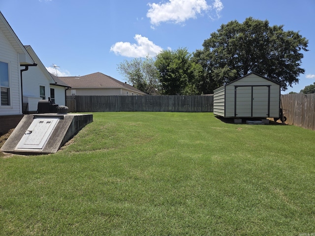 1209 Rehoboth, Searcy, AR 72143 - fenced backyard featuring a storage shed