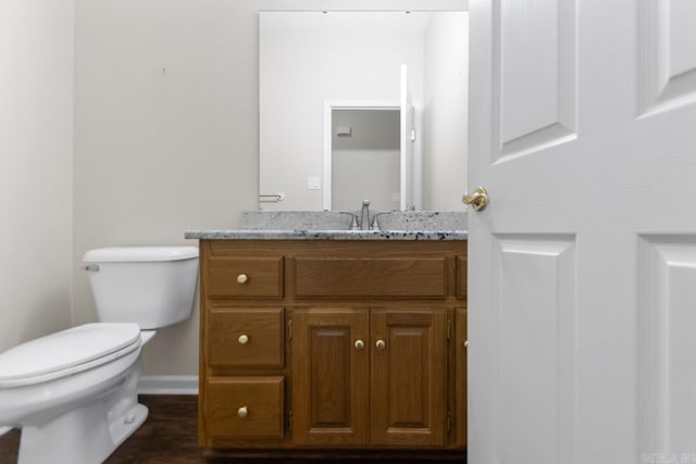 1226 Grayson Cir, Malvern, AR 72104 - bathroom featuring vanity and wood finished floors