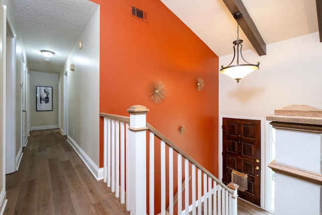 2908 Breckenridge Dr, Little Rock, AR 72227 - stairway with wood finished floors
