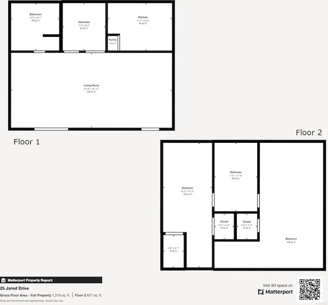 25 Jared Cir, Heber Springs, AR 72543 - view of floor plan / room layout