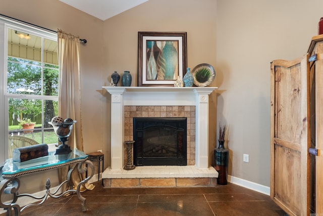 2355 Wilmington, Conway, AR 72034 - detailed view of a fireplace and baseboards