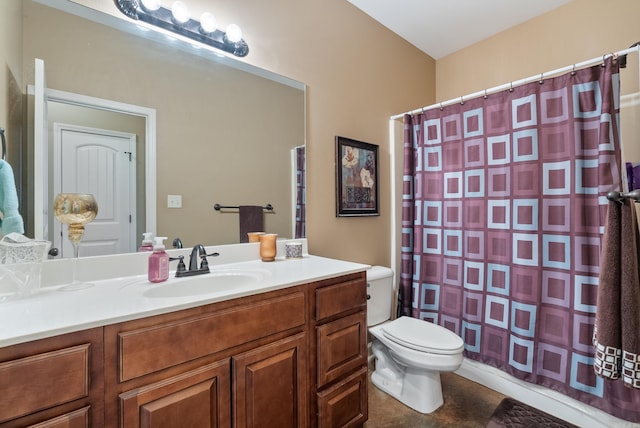 2355 Wilmington, Conway, AR 72034 - bathroom with vanity and curtained shower