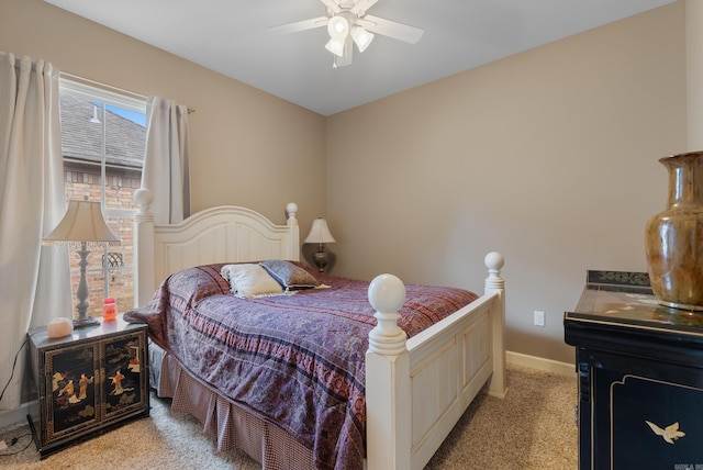 2355 Wilmington, Conway, AR 72034 - carpeted bedroom with a ceiling fan and baseboards