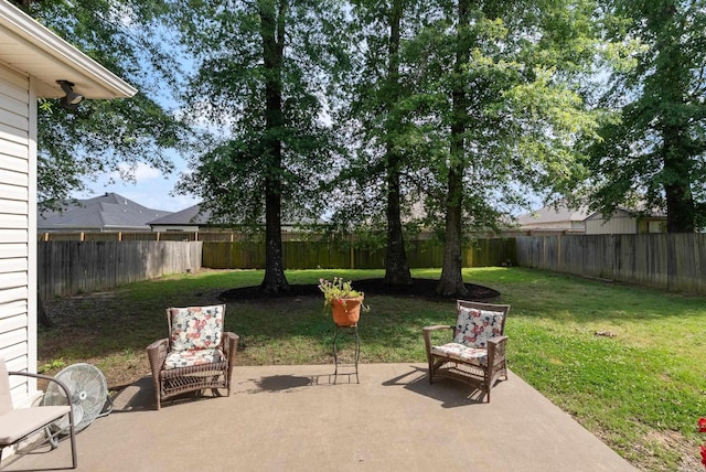 2355 Wilmington, Conway, AR 72034 - fenced backyard with a patio