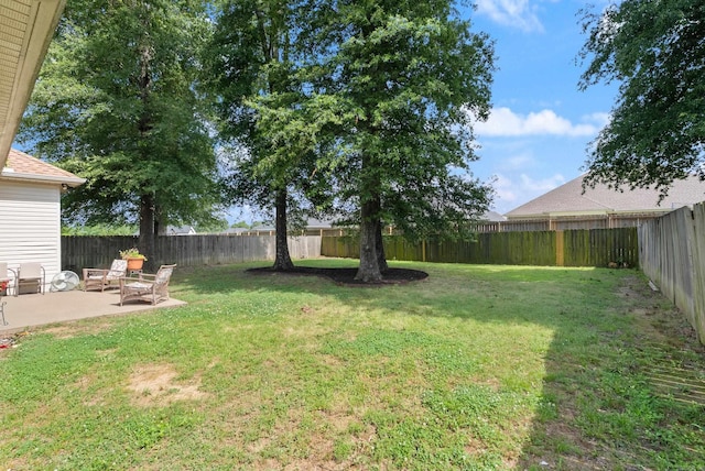 2355 Wilmington, Conway, AR 72034 - fenced backyard featuring a patio area